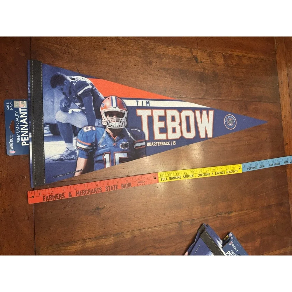 NWT Tim Tebow Florida Gators‎ Ring of Honor Pennant
